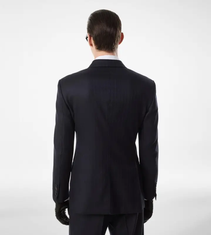 SUBTLE PINSTRIPE JACKET NAVY online